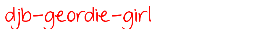 DJB-Geordie-Girl.ttf
(Art font online converter effect display)
