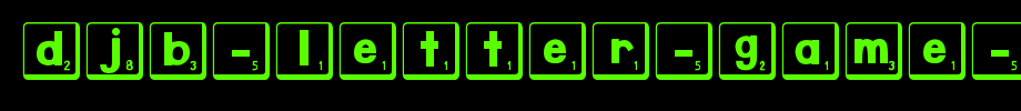 DJB-Letter-Game-Tiles-2.ttf
(Art font online converter effect display)