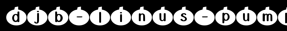 DJB-Linus-Pumpkin.ttf(艺术字体在线转换器效果展示图)