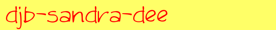 DJB-Sandra-Dee.ttf
(Art font online converter effect display)