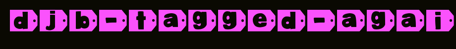 DJB-Tagged-Again.ttf(字体效果展示)