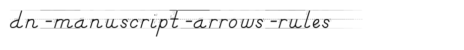 DN-Manuscript-Arrows-Rules.ttf
(Art font online converter effect display)