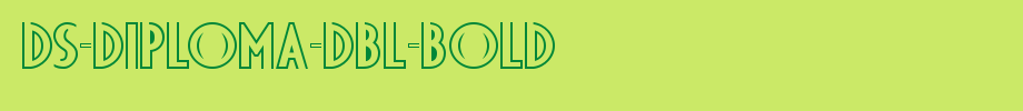 DS-Diploma-DBL-Bold.ttf
(Art font online converter effect display)