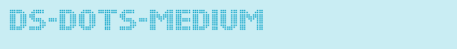 DS-Dots-Medium.ttf
(Art font online converter effect display)