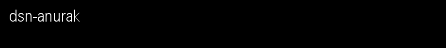 DSN-AnuRak.ttf(艺术字体在线转换器效果展示图)