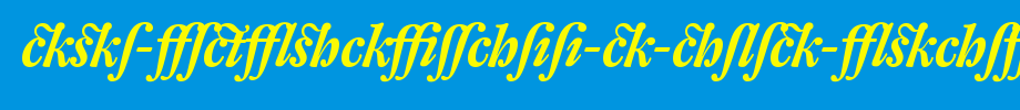 DTL-fleischmann-d-bold-italic-alt _ English font
(Art font online converter effect display)
