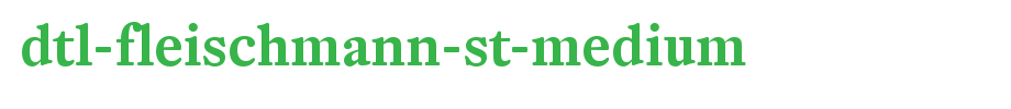 DTL-Fleischmann-ST-Medium_ English font
(Art font online converter effect display)