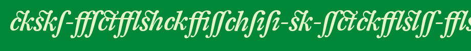 DTL-Fleischmann-T-Medium-Italic-Alt.ttf(艺术字体在线转换器效果展示图)
