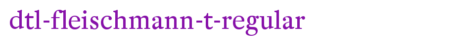 DTL-Fleischmann-T-Regular_ English font
(Art font online converter effect display)