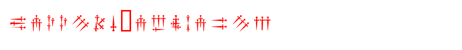 Daggers-Alphabet.ttf
(Art font online converter effect display)