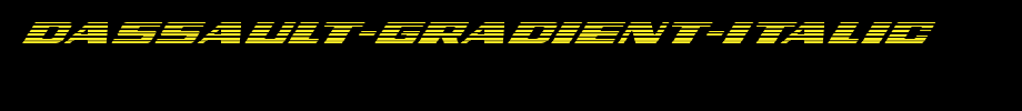 Dassault-Gradient-Italic.ttf(字体效果展示)