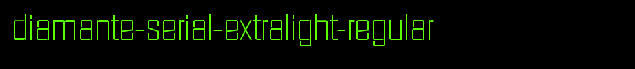 Diamante-Serial-ExtraLight-Regular.ttf
(Art font online converter effect display)