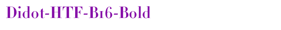 Didot-HTF-B16-Bold_ English font
(Art font online converter effect display)