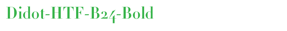 Didot-HTF-B24-Bold_ English font
(Art font online converter effect display)