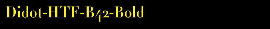 Didot-HTF-B42-Bold_ English font