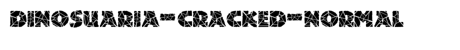Dinosuaria-Cracked-Normal.ttf(字体效果展示)