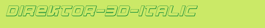 Direktor-3D-Italic.ttf
(Art font online converter effect display)