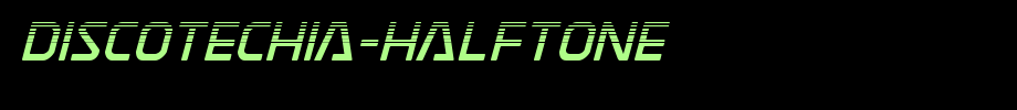 Discotechia-Halftone.ttf
(Art font online converter effect display)