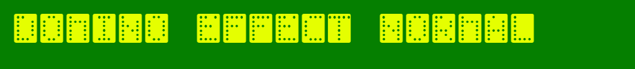 Domino-Effect-Normal.ttf(艺术字体在线转换器效果展示图)
