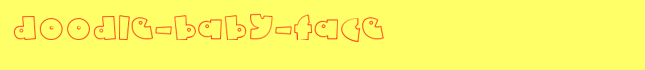 Doodle-Baby-Face.ttf
(Art font online converter effect display)