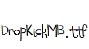 DropKickMB.ttf(字体效果展示)