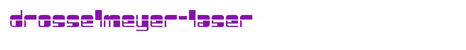 Drosselmeyer-Laser.ttf(艺术字体在线转换器效果展示图)