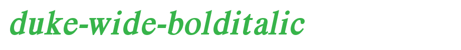 Duke-Wide-BoldItalic.ttf
(Art font online converter effect display)