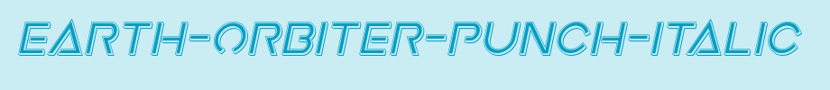 Earth-Orbiter-Punch-Italic.ttf
(Art font online converter effect display)