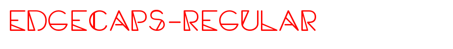 EdgeCaps-Regular.otf(字体效果展示)
