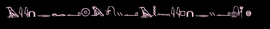 Egyptian-Hieroglyphics.ttf(字体效果展示)