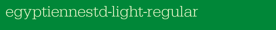 EgyptienneStd-Light-Regular.ttf(字体效果展示)