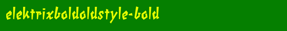 ElektrixBoldOldstyle-Bold.ttf(艺术字体在线转换器效果展示图)
