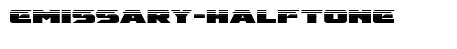 Emissary-Halftone.ttf
(Art font online converter effect display)