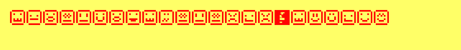 EmoticonesTityly-Regular.ttf(艺术字体在线转换器效果展示图)