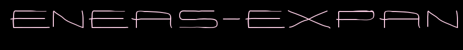 Eneas-Expanded-Regular.ttf(艺术字体在线转换器效果展示图)