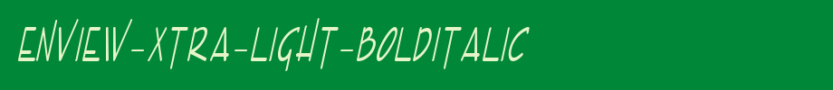 Enview-Xtra-Light-BoldItalic.ttf
(Art font online converter effect display)