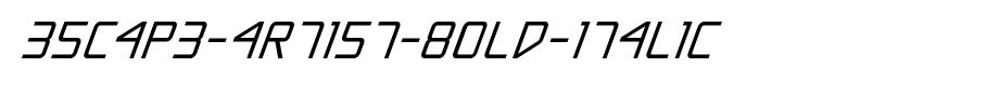 Escape-Artist-Bold-Italic.ttf
(Art font online converter effect display)