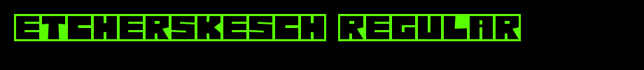 EtcherSkesch-Regular.ttf(字体效果展示)