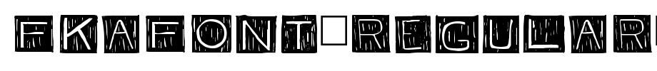 FKAFont-Regular-copy-3-.ttf(字体效果展示)