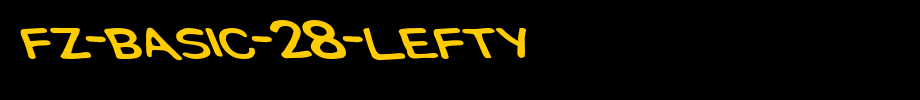 FZ-BASIC-28-LEFTY.ttf
(Art font online converter effect display)