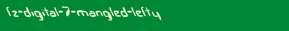 FZ-DIGITAL-7-MANGLED-LEFTY.ttf
(Art font online converter effect display)