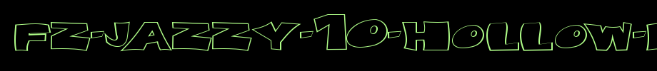 FZ-JAZZY-10-HOLLOW-EX.ttf
(Art font online converter effect display)