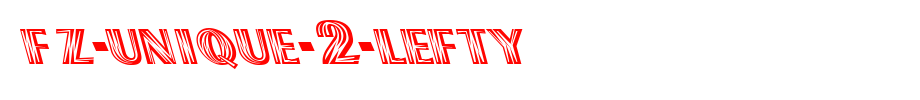 FZ-UNIQUE-2-LEFTY.ttf(艺术字体在线转换器效果展示图)