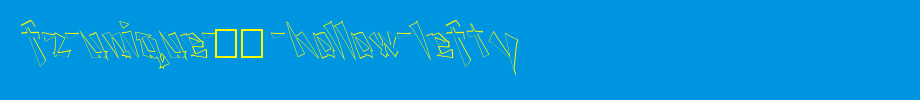 FZ-UNIQUE-21-HOLLOW-LEFTY.ttf
(Art font online converter effect display)