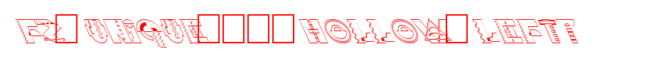 FZ-UNIQUE-36-HOLLOW-LEFTY.ttf
(Art font online converter effect display)