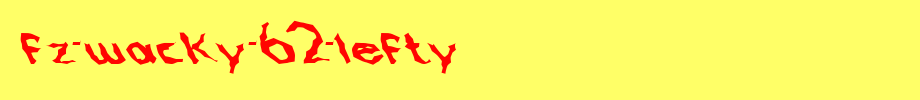 FZ-WACKY-62-LEFTY.ttf
(Art font online converter effect display)