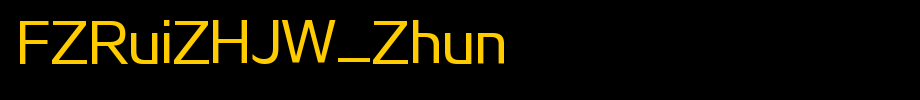 FZRuiZHJW_Zhun_ founder font
(Art font online converter effect display)