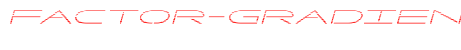 Factor-Gradient-Italic.ttf(艺术字体在线转换器效果展示图)
