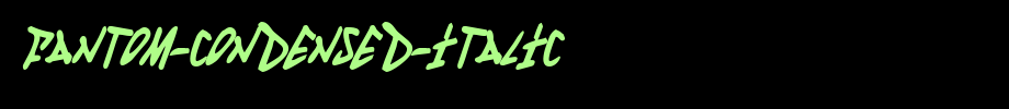 Fantom-Condensed-Italic.ttf(字体效果展示)