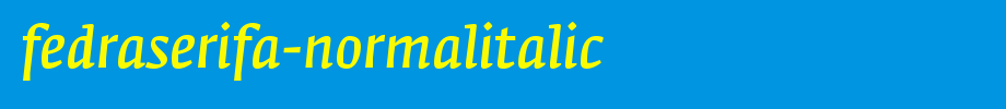 FedraSerifA-NormalItalic.ttf
(Art font online converter effect display)